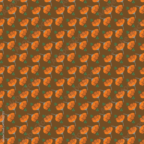 Free vector flat pattern design for fall season celebration