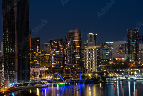 City of perth, cities of australia, perth at night, perth skyline, elizabeth quay © niltondaly