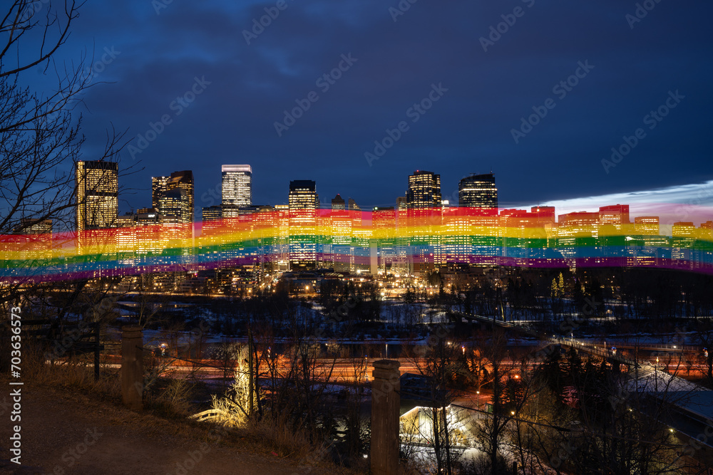 Calgary Downtown, Rainbow Trail Light