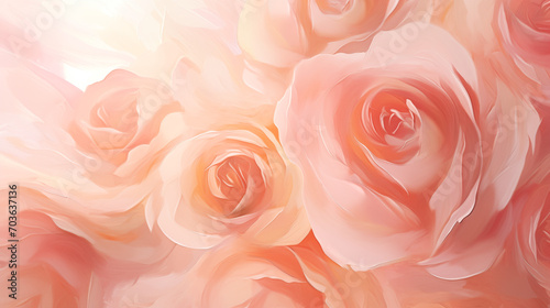Abstract roses art background © amavi.her1717