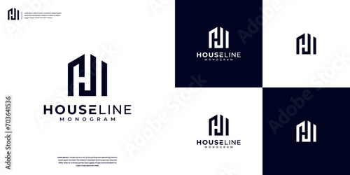 Home Construction Architecture Building Logo Design Inspiration