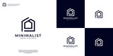 structure architect home real estate minimalist modern simple logo design inspiration