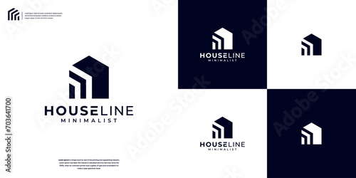 Modern Home Real estate logo design inspiration