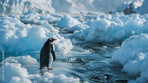 16 9 or 9 16 Global warming is affecting the melting of polar ice caps and the survival of animals such as polar white bears and penguins.