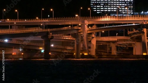仁保ジャンクションの夜景