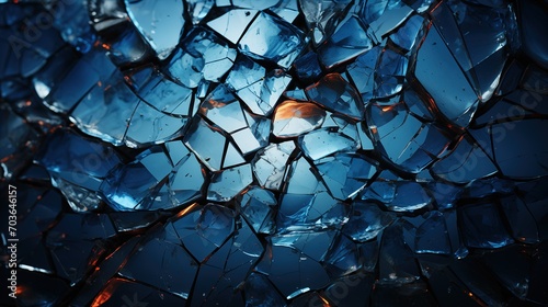 3d rendering broken glass texture background