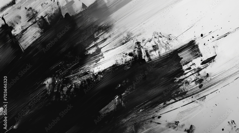 black brush strokes on white paper texture background black brush strokes on white paper texture background