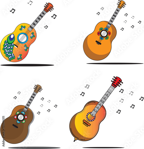 Illustration of a guitar