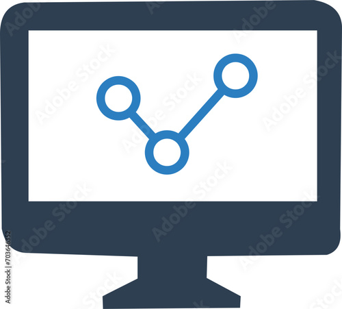 Web Alanytics Flat Icon