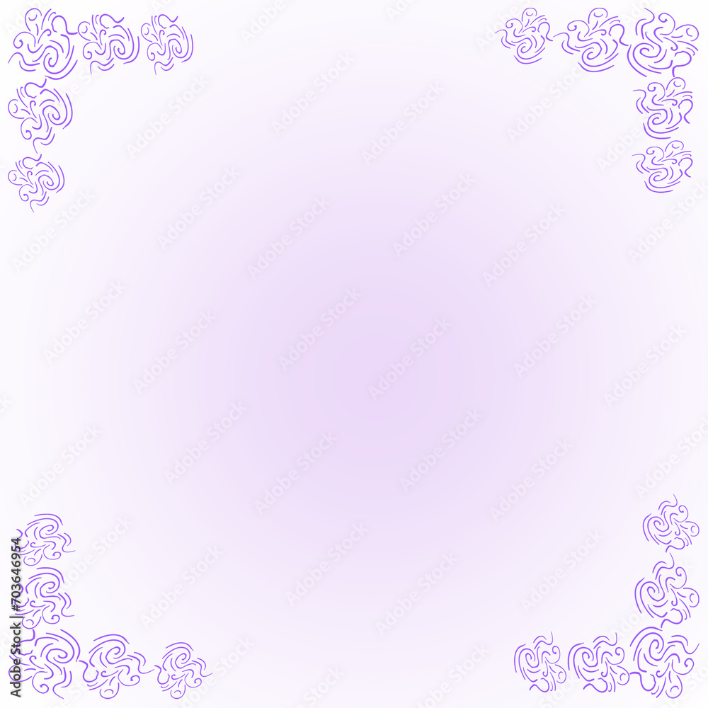 purple frame with flowers purple frame with flowers