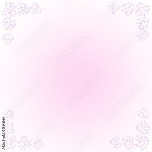pink background with flowers © Raansya