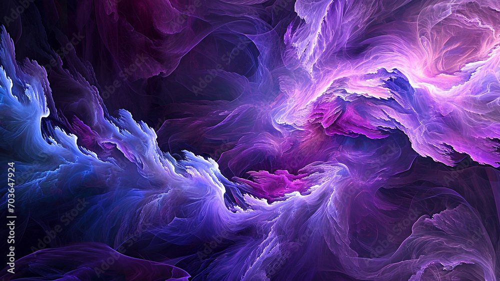 Explore Cosmic Vibes with Galactic Pulse Abstract Neon Waves