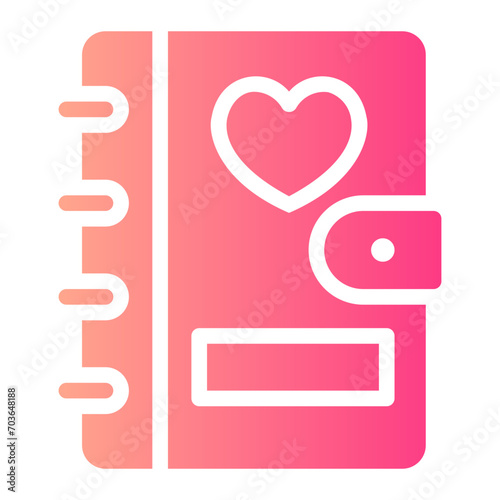 diary gradient icon