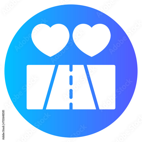 road gradient icon