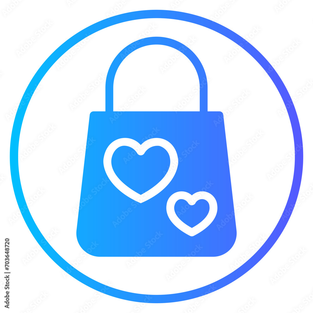 shopper gradient icon shopper gradient icon
