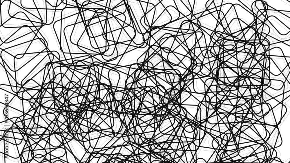 Steel square hoops or frames move in a common heap Steel square hoops or frames move in a common heap