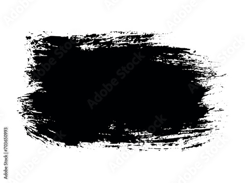 Vector paint brush spot Hand painted background Ink scribble dab clipart