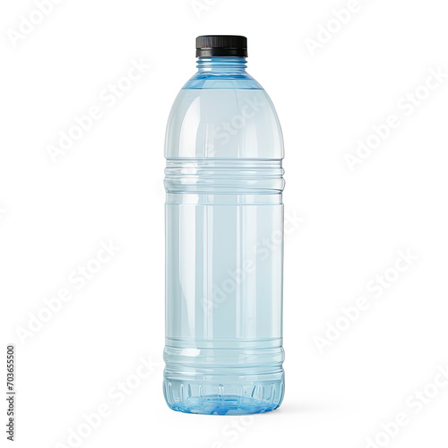 Plastic bottle of mineral water mockup isolate on transparency background png 