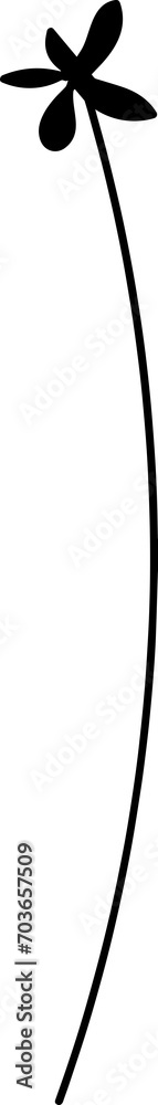 Botanical Floral Hand Drawn Line Art