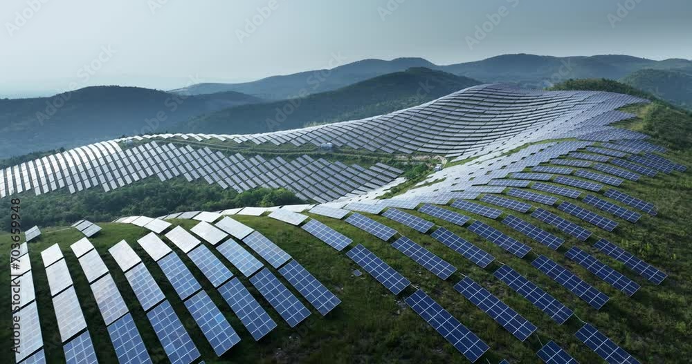 view of solar power panels