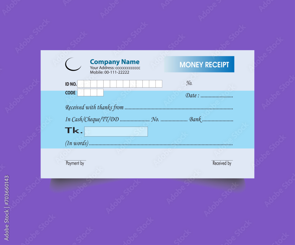 Receipt voucher Royalty free Vector design, financial receipt, Money payment bank check voucher. Receipt voucher Royalty free Vector design, financial receipt, Money payment bank check voucher.
