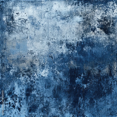 Grunge Background Texture in the Style Navy Blue and Silver - Amazing Grunge Wallpaper created with Generative AI Technology