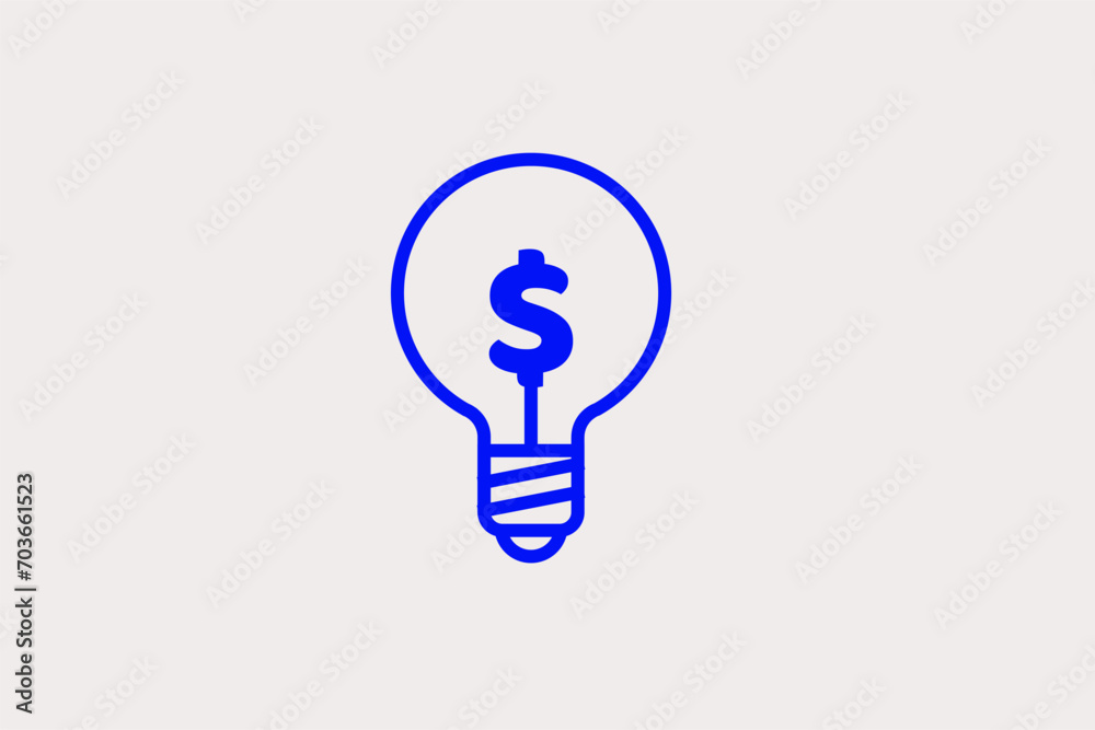 a dollar sign inside a light bulb illustration. Vector illustration.
a dollar sign inside a light bulb illustration. Vector illustration.