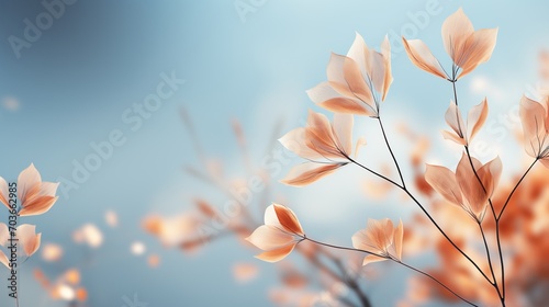 Soft color flower background Created with generative Ai 