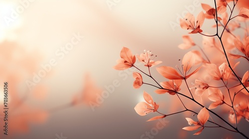 Soft color flower background Created with generative Ai
