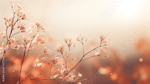 Soft color flower background Created with generative Ai 