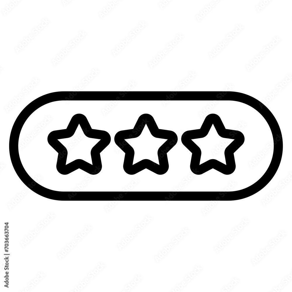 three star rating, feedback three star rating, feedback