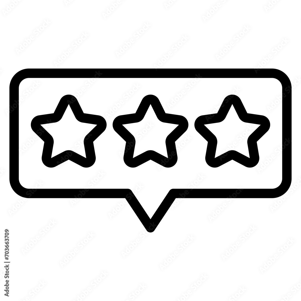 three star rating, feedback three star rating, feedback