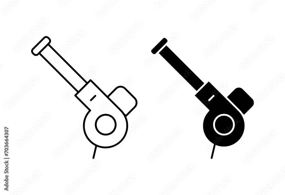 Leaf blower outline icon collection or set. Leaf blower Thin vector line art Leaf blower outline icon collection or set. Leaf blower Thin vector line art