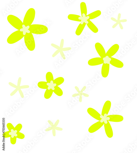 four leaf clover flower pattern