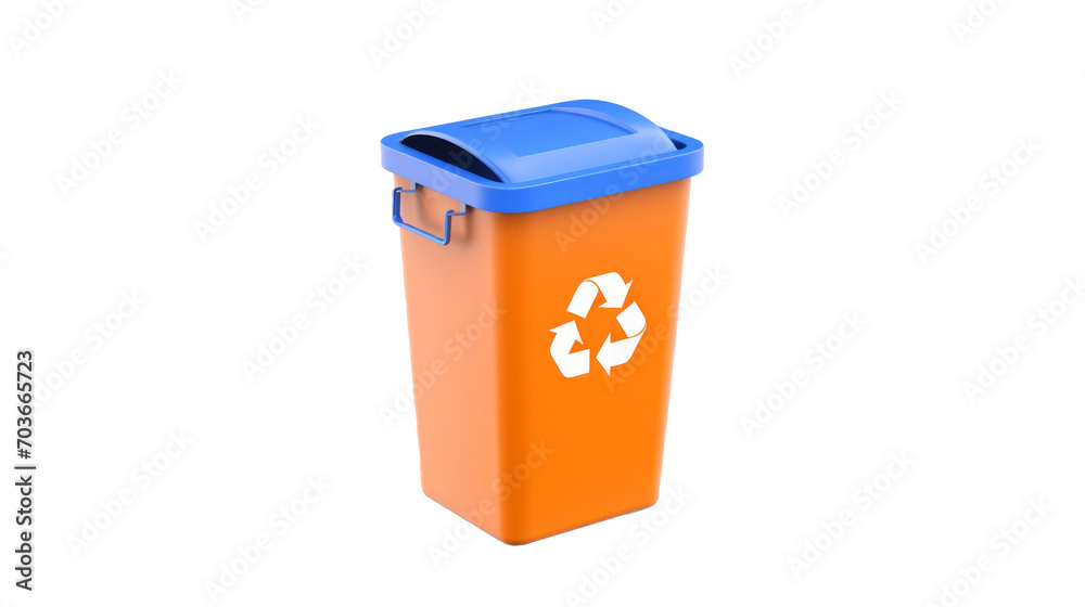 recycling bins isolated on transparent background recycling bins isolated on transparent background