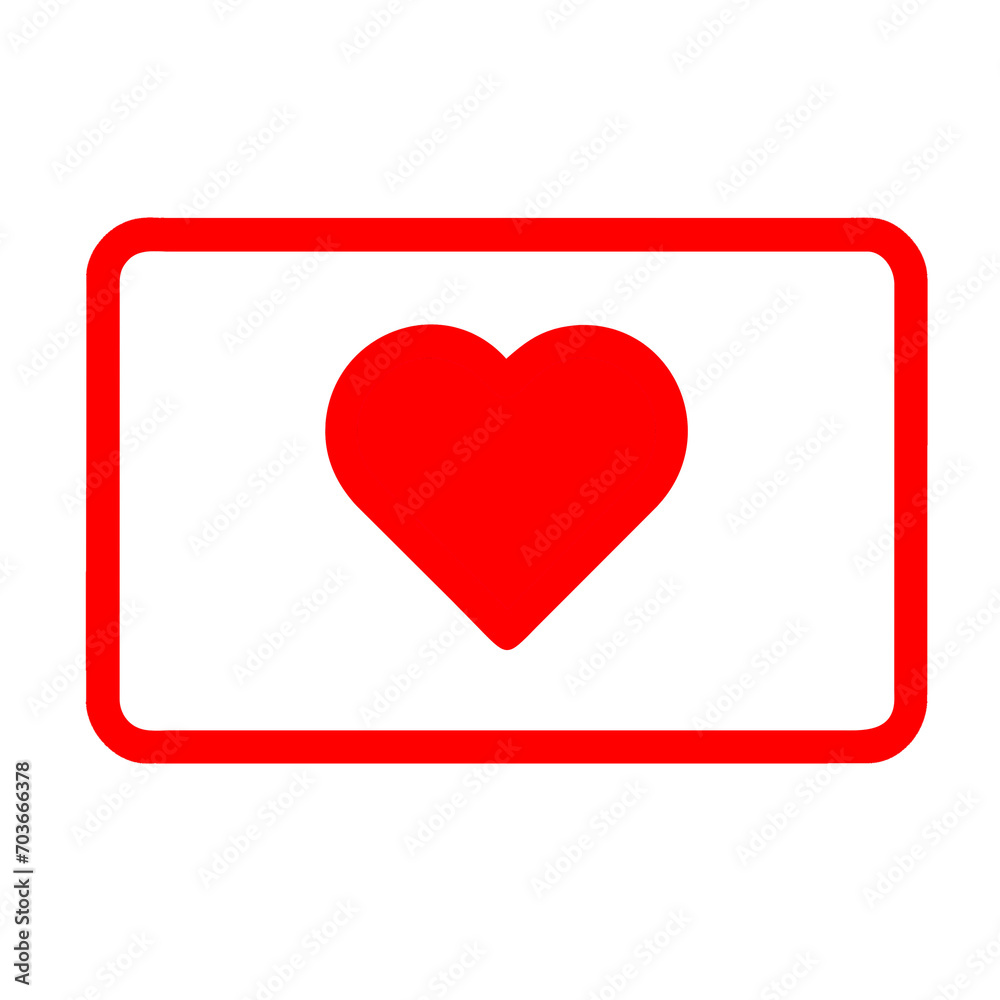 red heart icon red heart icon