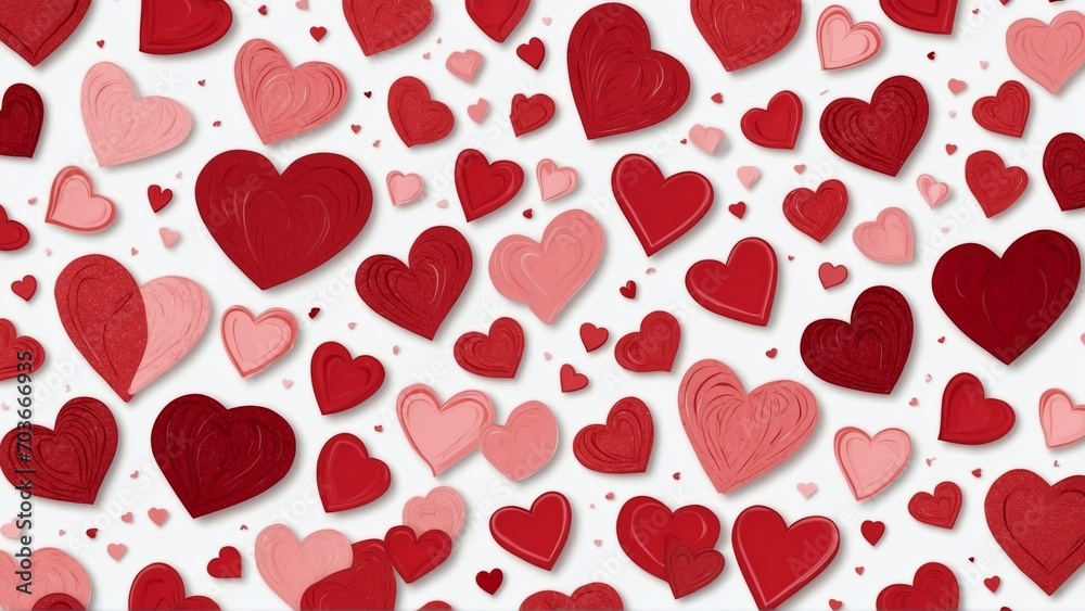 Retro pattern, background with hearts.Valentine's Day, Mother's Day, Women's Day. Generative AI Retro pattern, background with hearts.Valentine's Day, Mother's Day, Women's Day. Generative AI