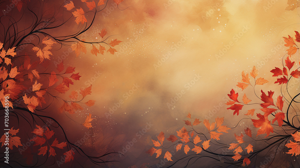 autumn background orange leaves with blurred background autumn background orange leaves with blurred background