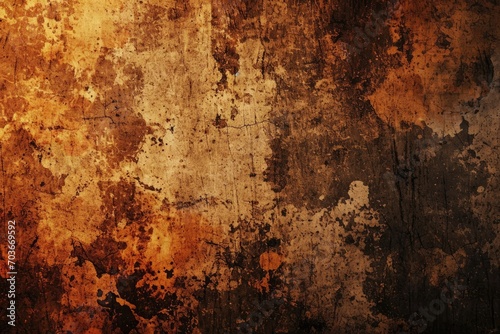 Grunge Background Texture in the Style Dark Brown and Beige - Amazing Grunge Wallpaper created with Generative AI Technology