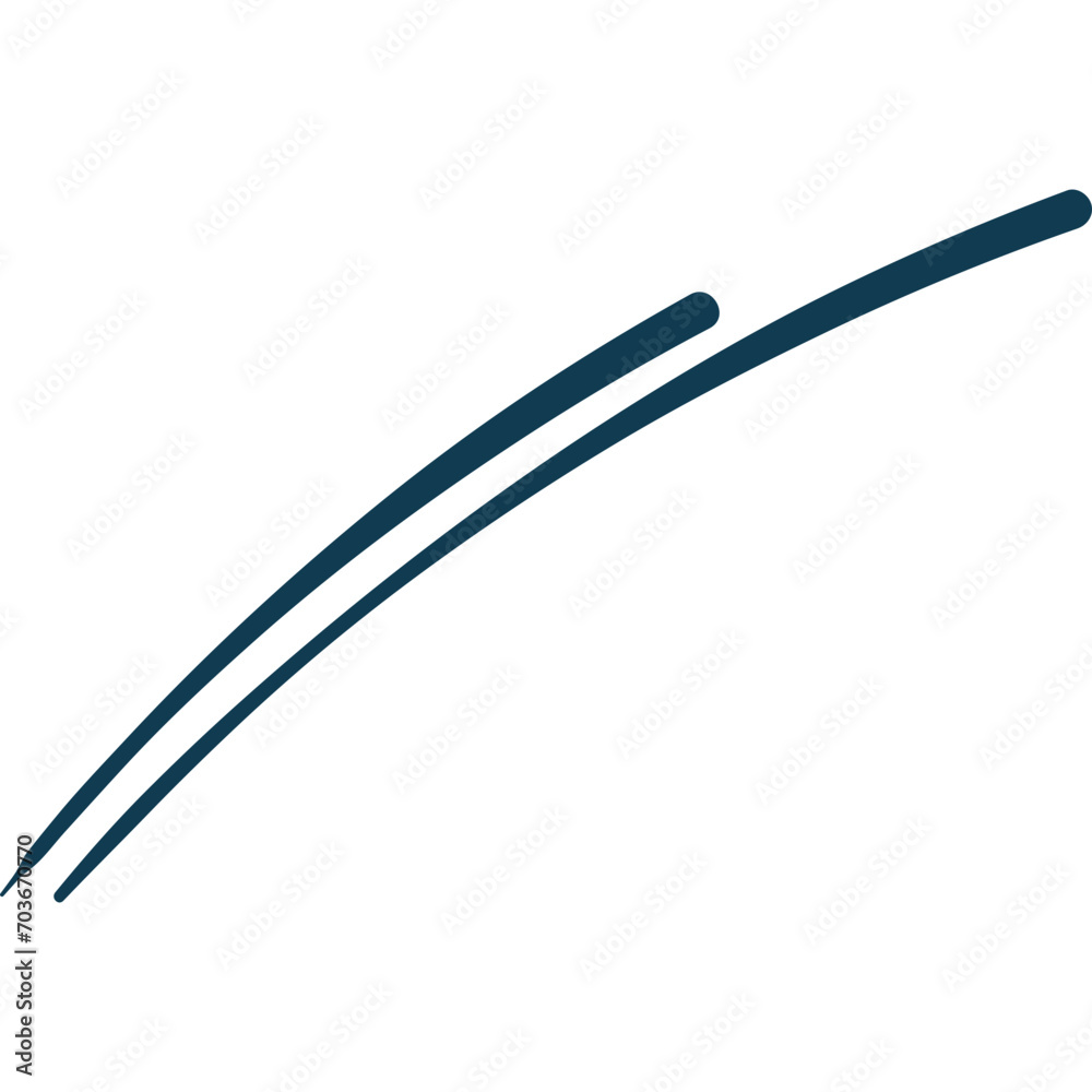 Decorative Speed Line Decorative Speed Line