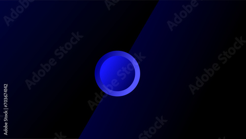 Double partition dark blue separating concepts for comparison presentation background.