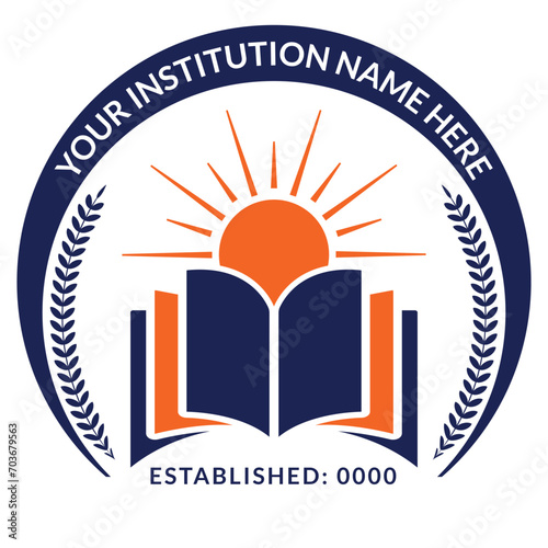 School logo design template