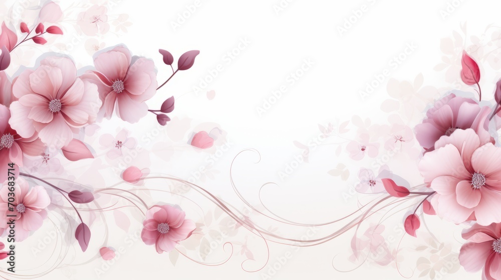 Vibrant bouquet of pink flowers against a clean white background