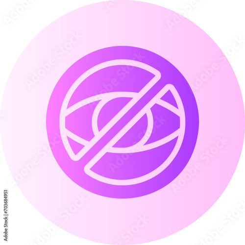 hidden gradient icon