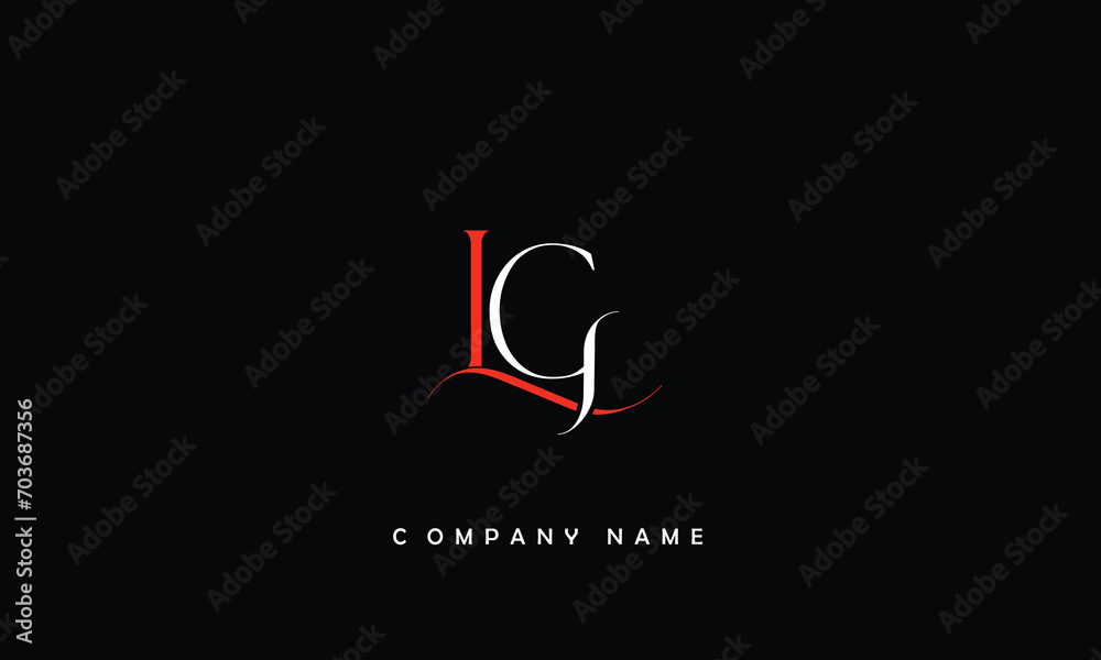 LG, GL, L, G Alphabets Letters Logo Monogram LG, GL, L, G Alphabets Letters Logo Monogram