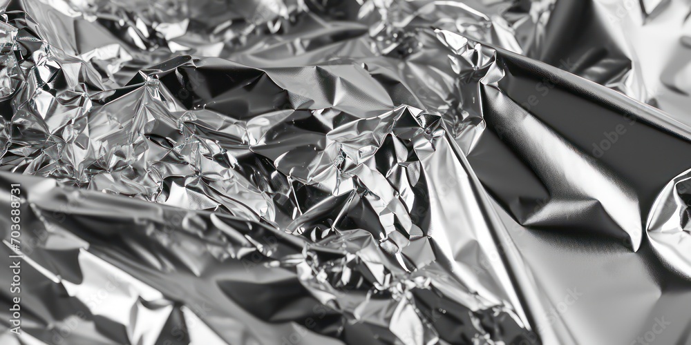 Silver foil texture. Silver foil texture.