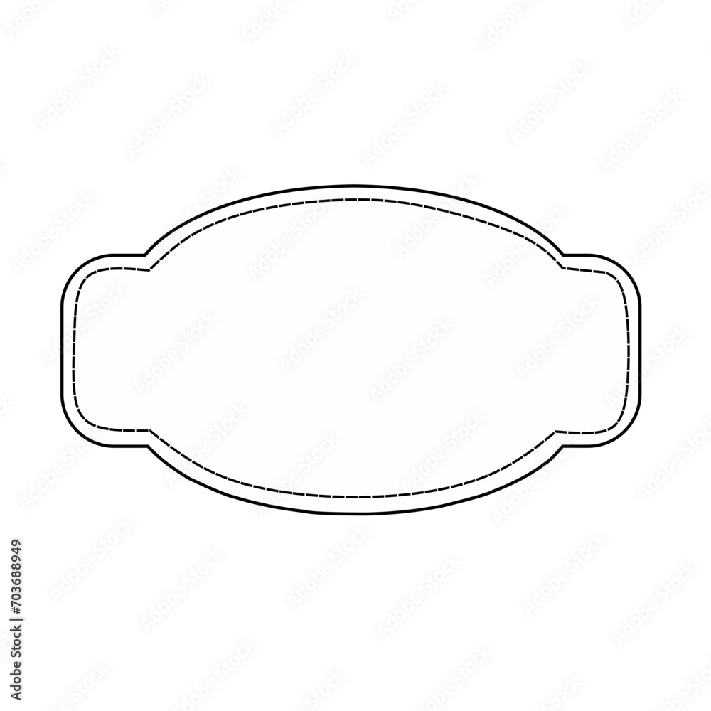 Fototapeta premium shape banner