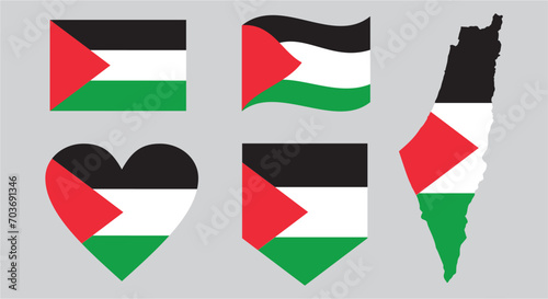 palestine flag vector collection Free Download palestine flag vector collection - GFXLoad