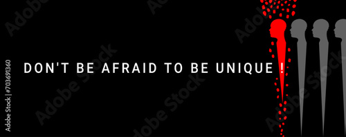 Concept of originality and uniqueness. Affirmation