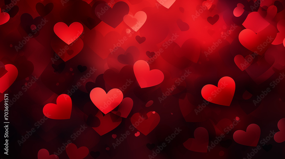 Valentine day abstract background